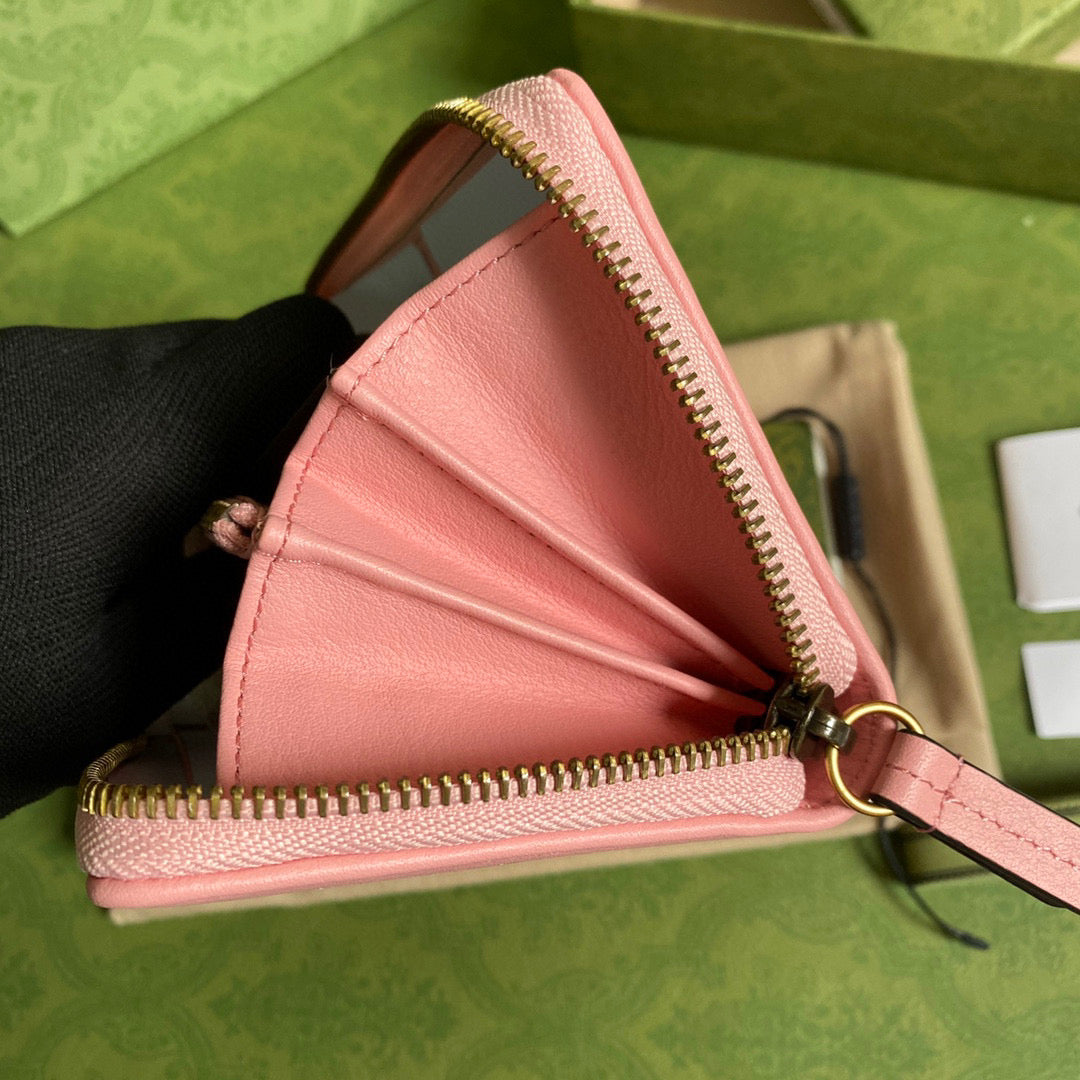 Gucci 658634 Diana Continental Wallet in Pink