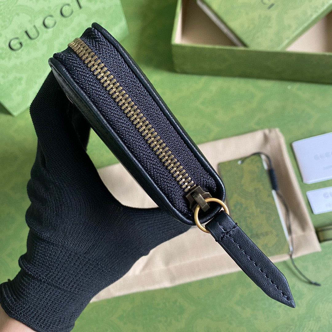Gucci 658634 Diana Continental Wallet in Black