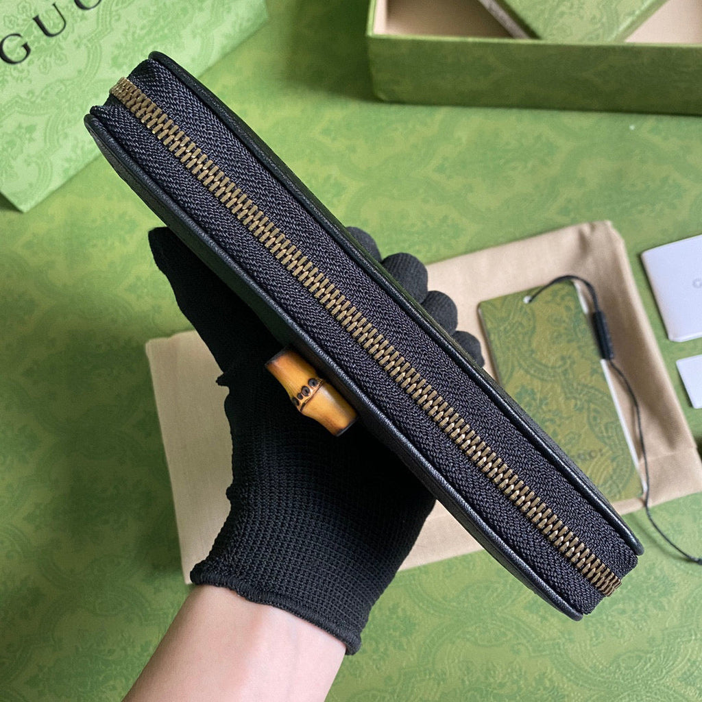 Gucci 658634 Diana Continental Wallet in Black