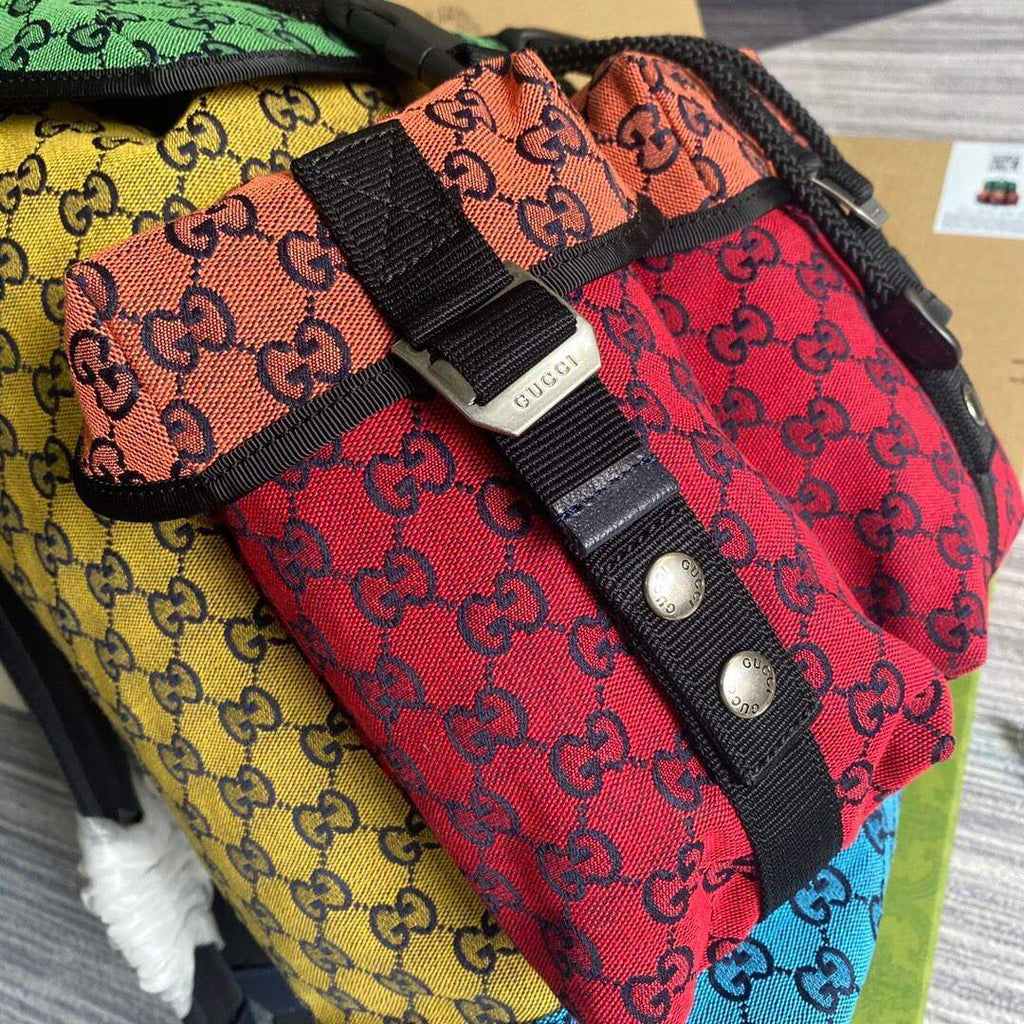 Gucci 658783 GG Multicolour Small Backpack