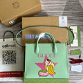 Gucci 659983 Bananya Print Small Tote Pale green - Default Title - View 1