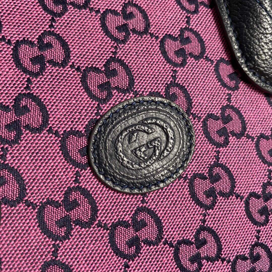 Gucci 659983 GG Multicolour Small Tote Bag Purple