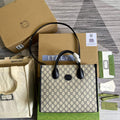 Gucci 659983 GG Small Tote Bag Black - Default Title - View 1