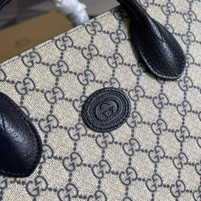 Gucci 659983 GG Small Tote Bag Black - Default Title - View 6