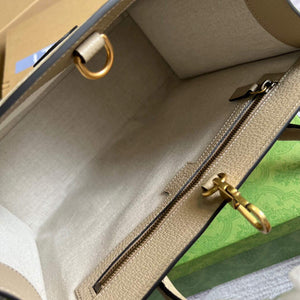 Chanel AS5631 Mini Hobo Calfskin & Gold-Tone Metal Beige White - Default Title - View 10