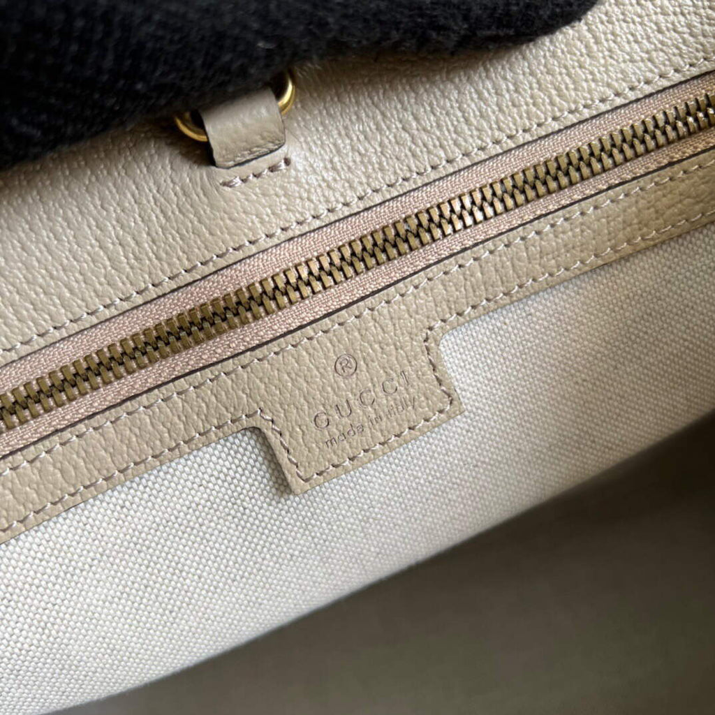 Gucci 659983 GG Small Tote Bag Beige