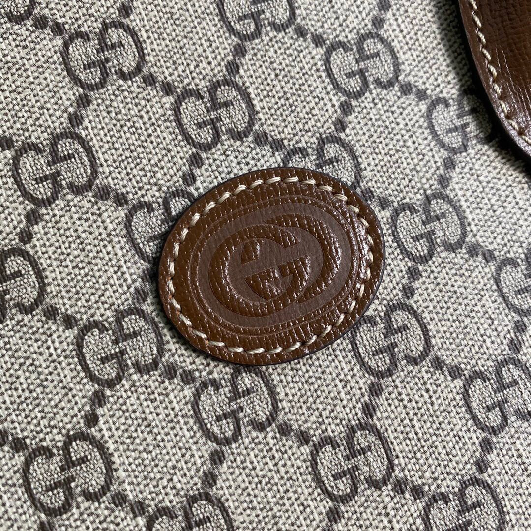 Gucci 659983 GG Small Tote Bag Brown