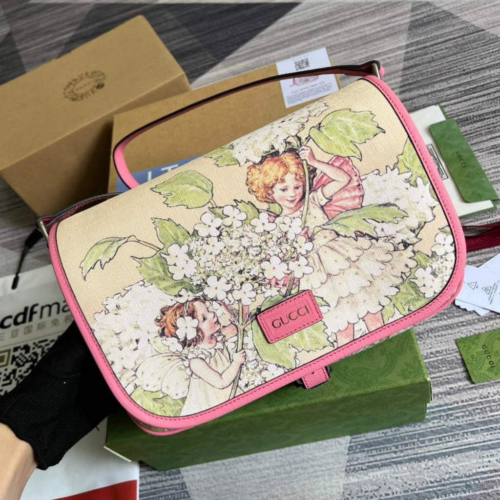 Gucci 664143 Children's Messenger Bag Pink
