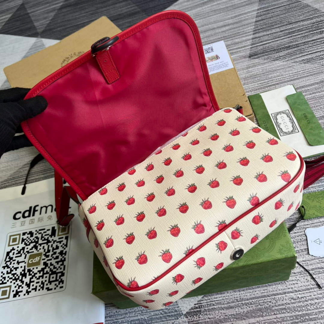 Gucci 664143 Children's Messenger Bag Red