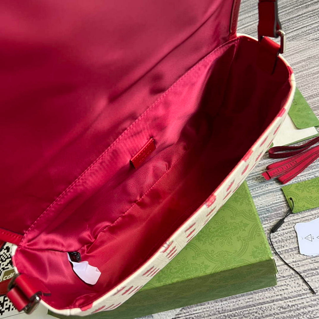 Gucci 664143 Children's Messenger Bag Red