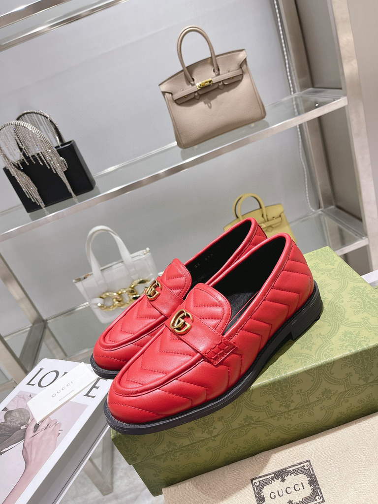 Gucci 670399 Women's loafer with Double G G80355