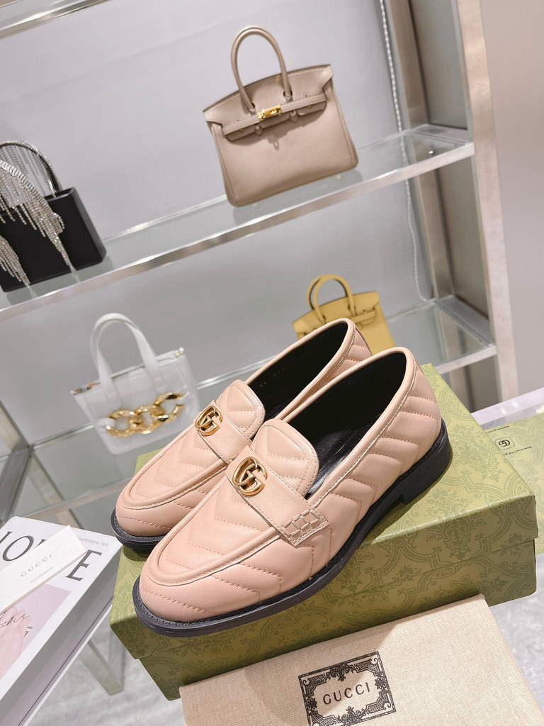 Gucci 670399 Women's loafer with Double G G80356