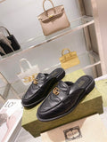 Gucci 670400 Women's slipper with Double G G80345