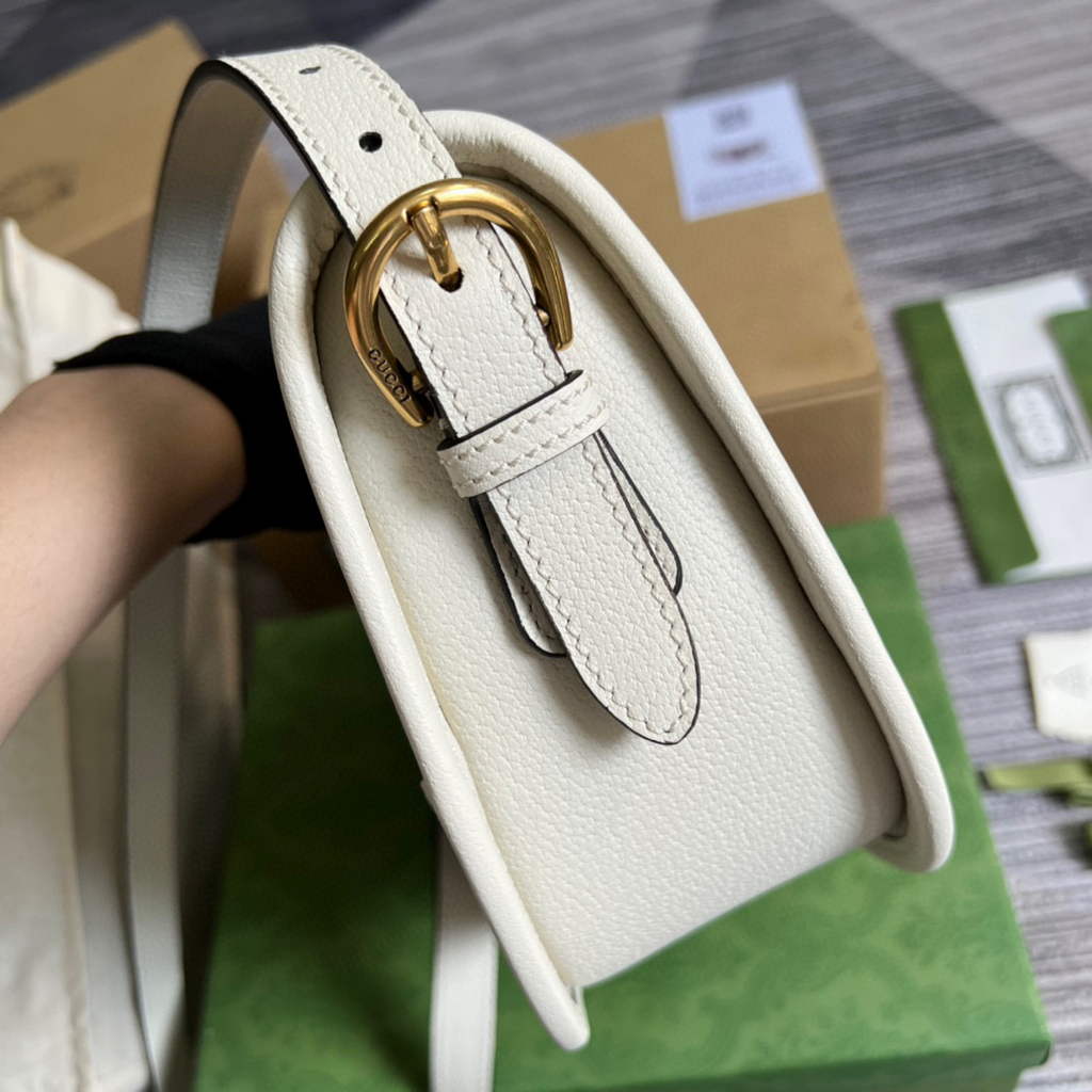 Gucci 674096 Ophidia large shoulder bag White