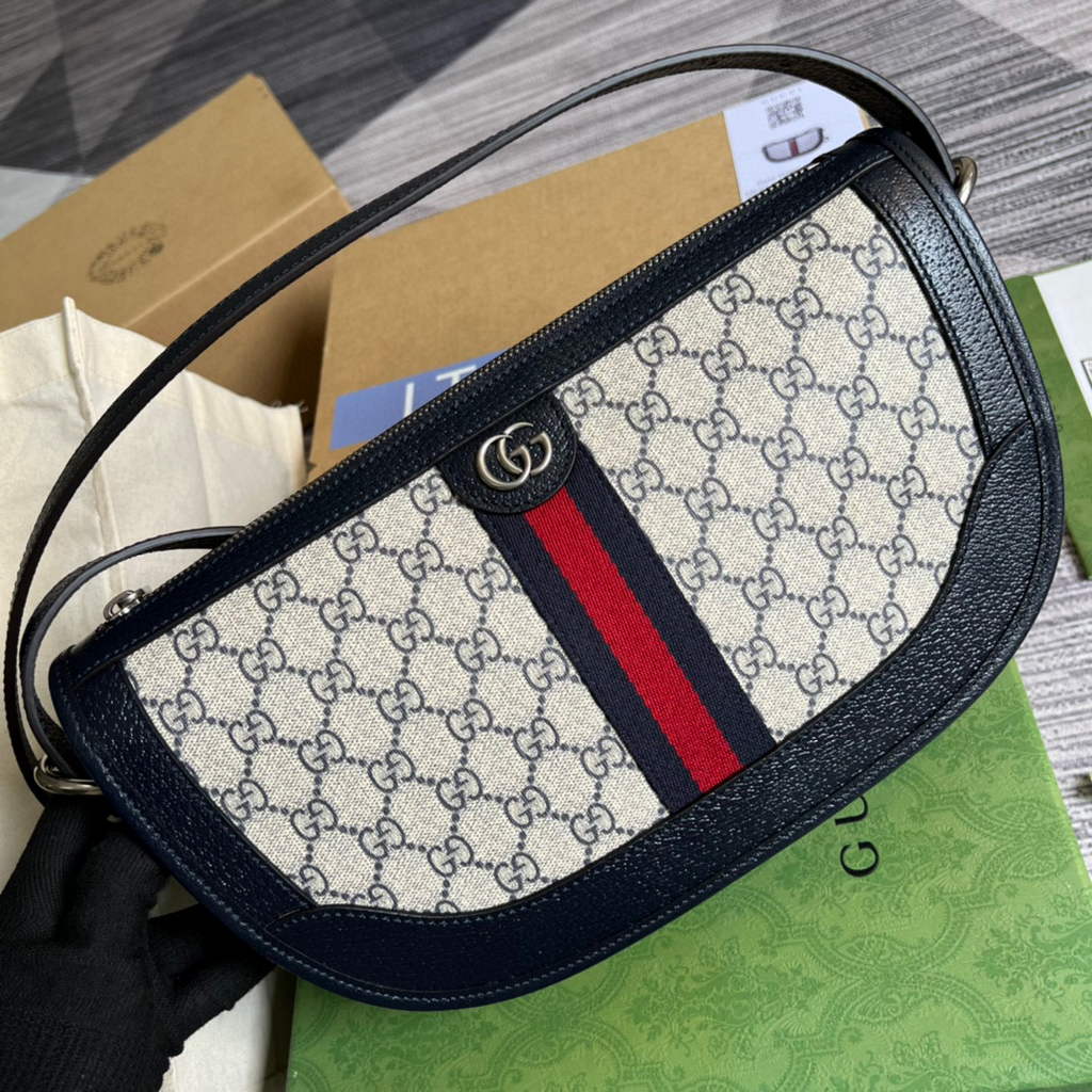 Gucci 674096 Ophidia large shoulder bag Black