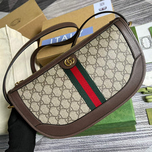 Gucci 674096 Ophidia large shoulder bag Brown - Default Title - View 4