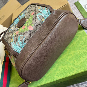 Gucci 674147 Backpack with Interlocking G Brown - Default Title - View 8