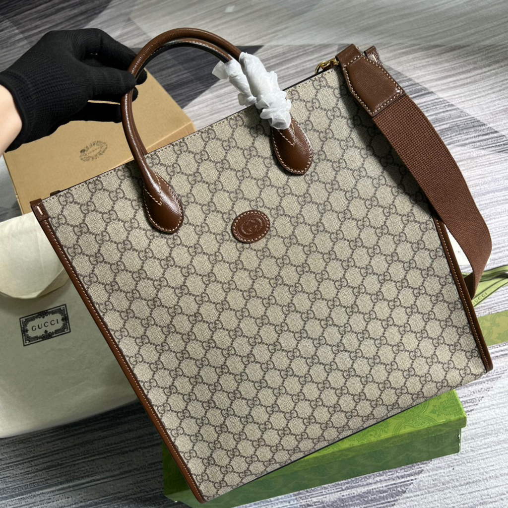 Gucci 674155 Medium Tote With Lnterlocking G Bag