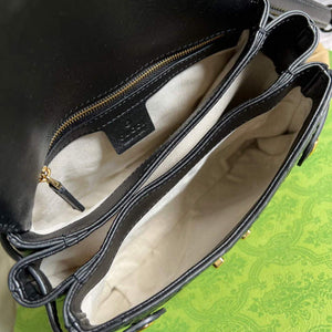 Gucci 675791 Small GG Top Handle Bag Black - Default Title - View 8