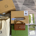 Gucci 675794 GG Small Top Handle Bag With Bamboo - Default Title - View 1