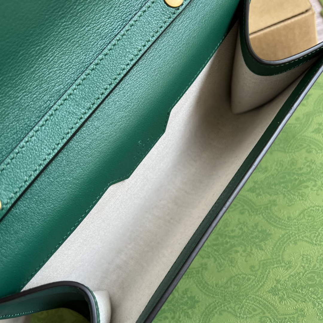 Gucci 675794 Gucci Diana Small Shoulder Bag Green - Default Title - View 8