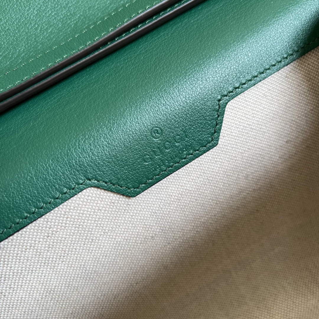 Gucci 675794 Gucci Diana Small Shoulder Bag Green - Default Title - View 9
