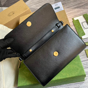 Gucci 675794 Gucci Diana Small Shoulder Bag Black - Default Title - View 8
