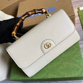Gucci 675794 Gucci Diana Small Shoulder Bag White - Default Title - View 1