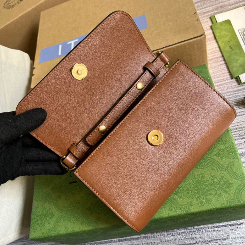Gucci 675795 Gucci Diana mini shoulder bag Brown