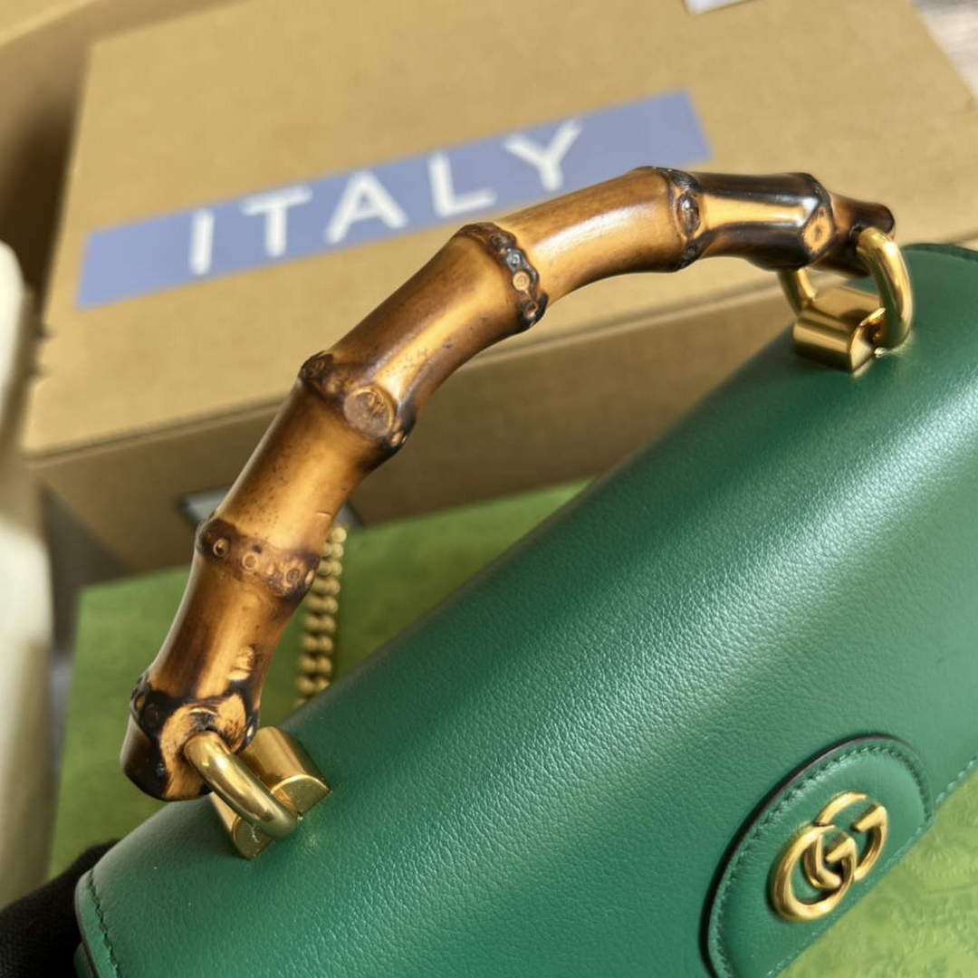 Gucci 675795 Gucci Diana mini shoulder bag Green - Default Title - View 5