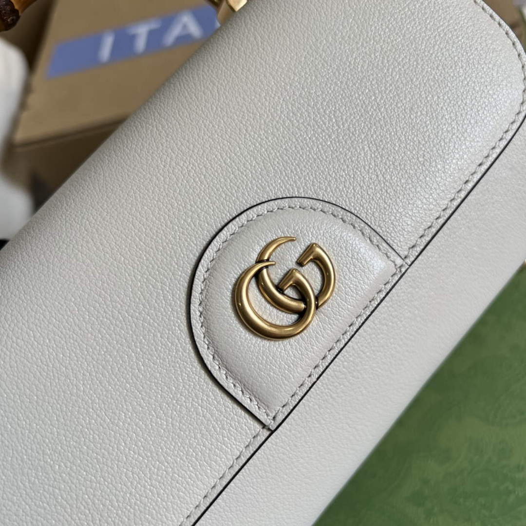 Gucci 675795 Gucci Diana mini shoulder bag White - Default Title - View 5