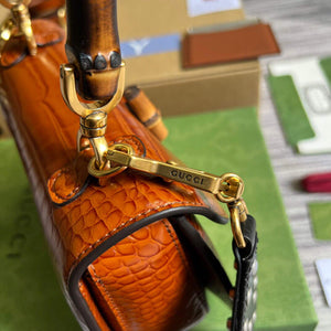 Gucci 675797 Gucci Bamboo 1947 small top handle bag Brown - Default Title - View 4