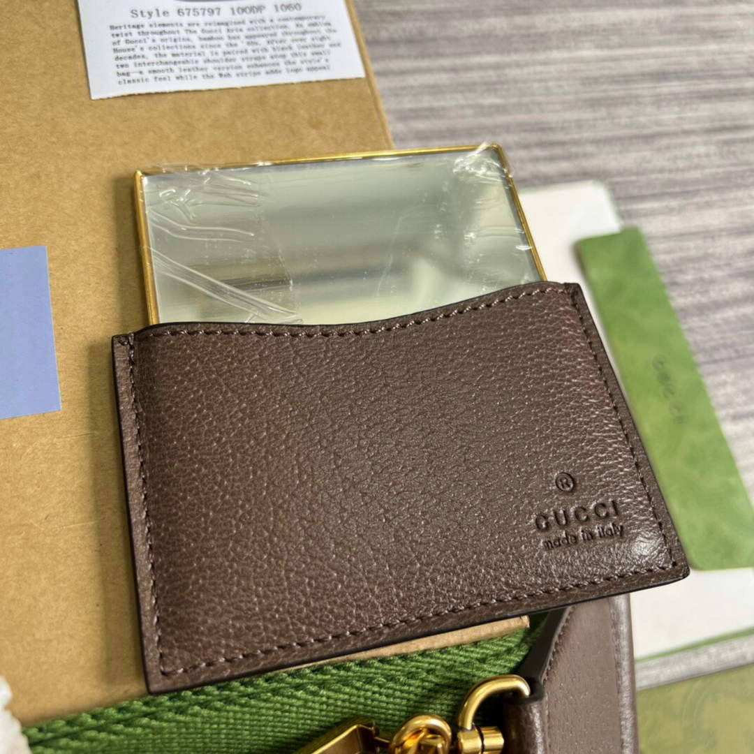 Gucci 675797 Small Jumbo GG Bag With Bamboo - Default Title - View 7