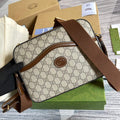 Gucci 675891 Messenger bag with Interlocking G Beige and ebony