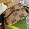 Gucci 675891 Messenger bag with jumbo GG Brown - Default Title - View 1