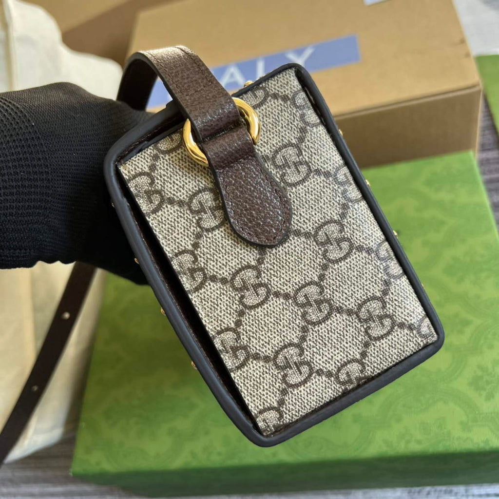 Gucci 678460 GG Mini Bag Brown