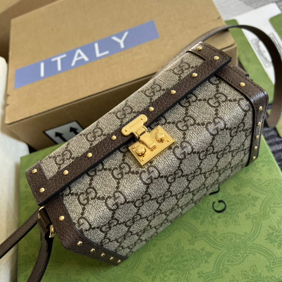 Gucci 678460 GG Mini Bag Brown