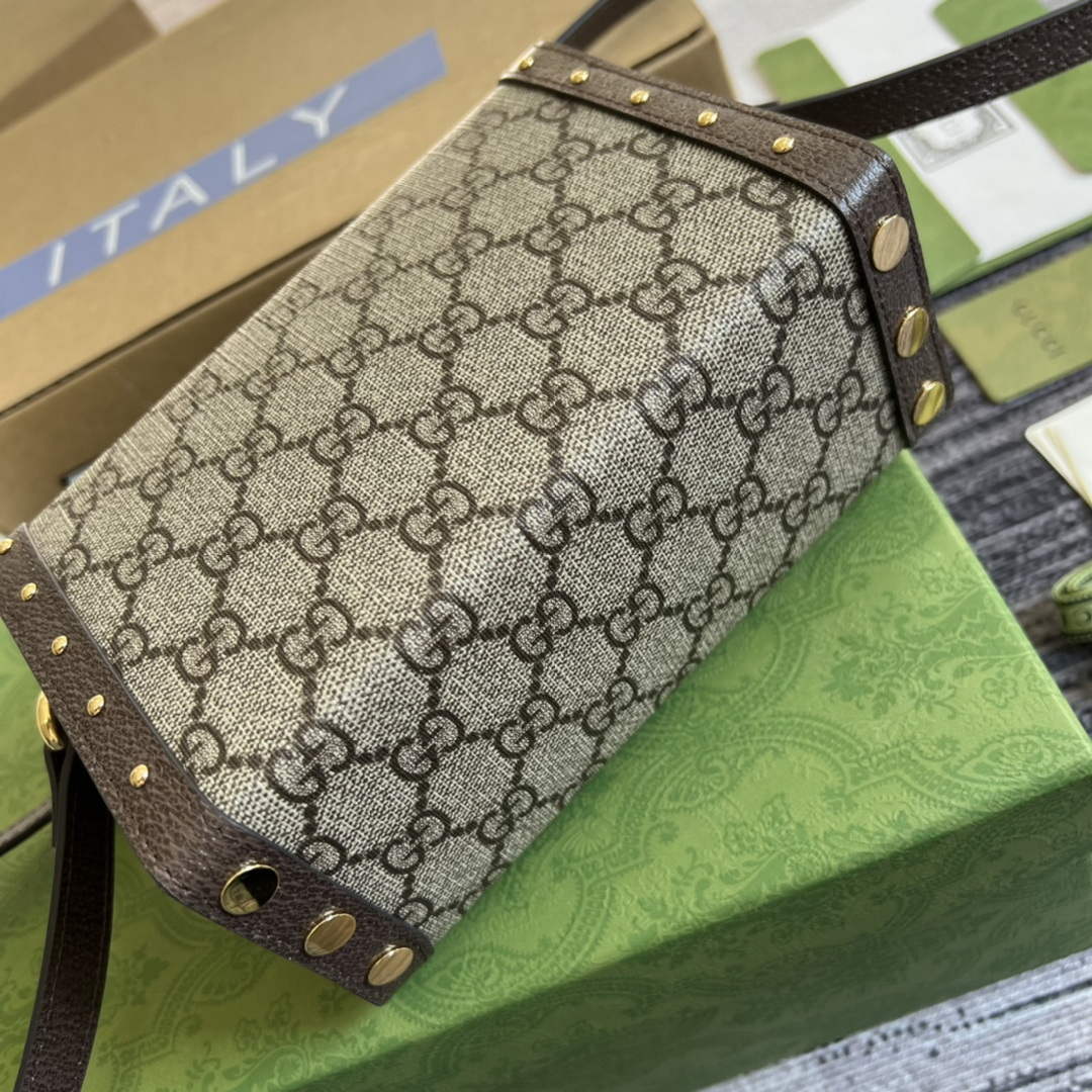 Gucci 678460 GG Mini Bag Brown - Default Title - View 7