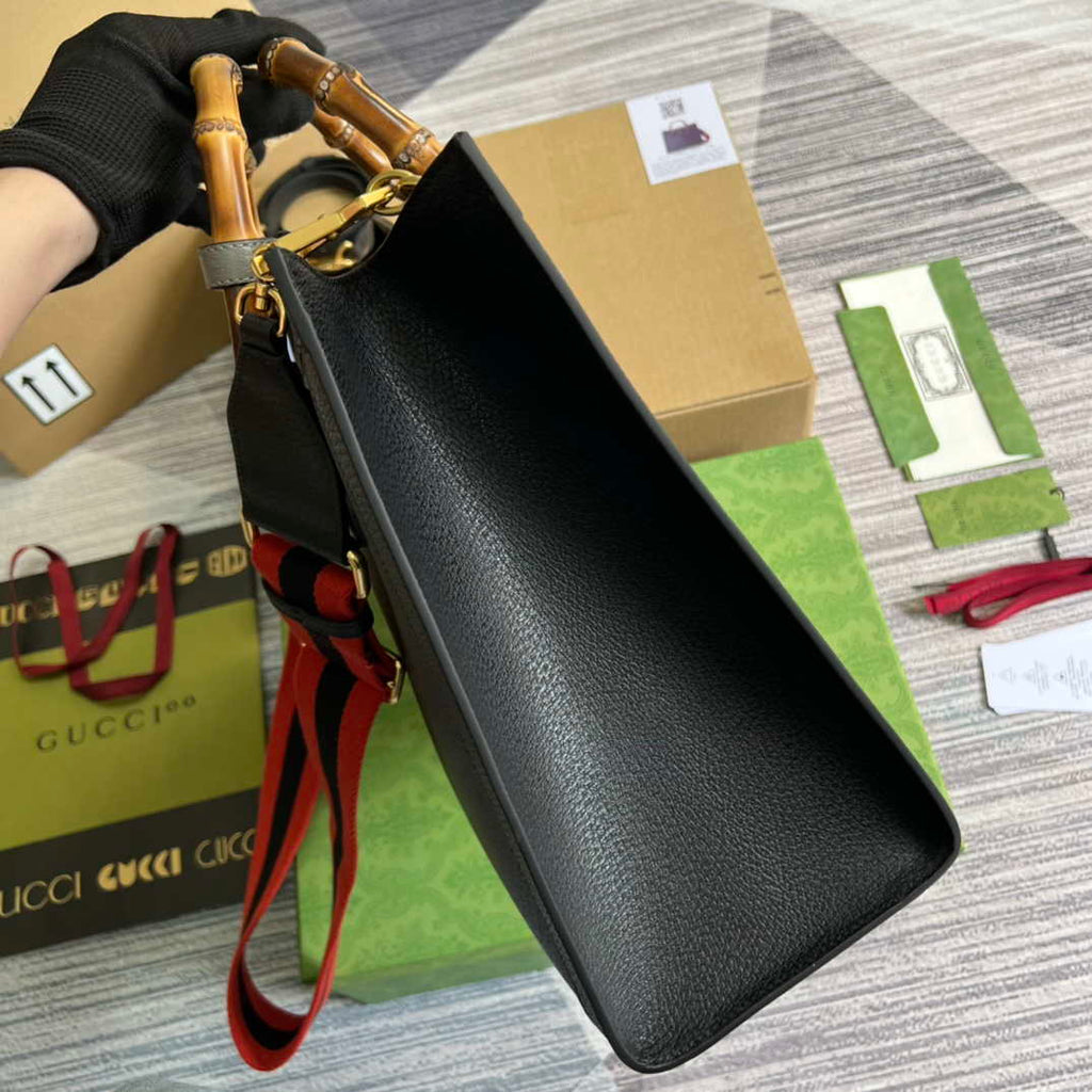 Gucci 678842 Diana medium tote bag Black