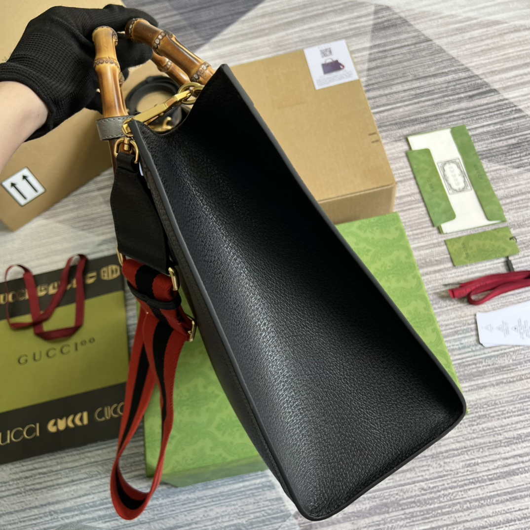 Gucci 678842 Diana medium tote bag Black - Default Title - View 3