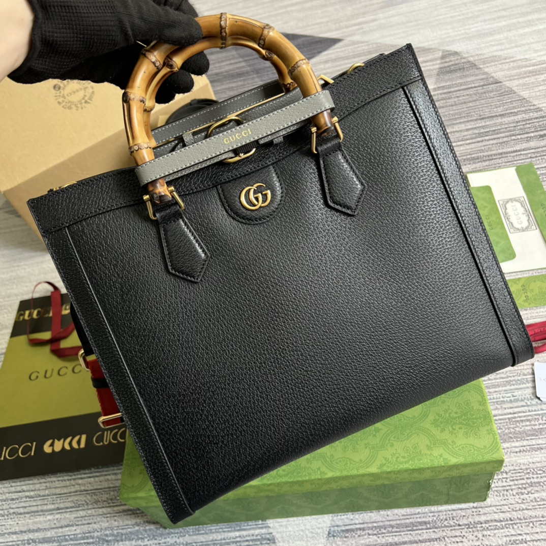 Gucci 678842 Diana medium tote bag Black