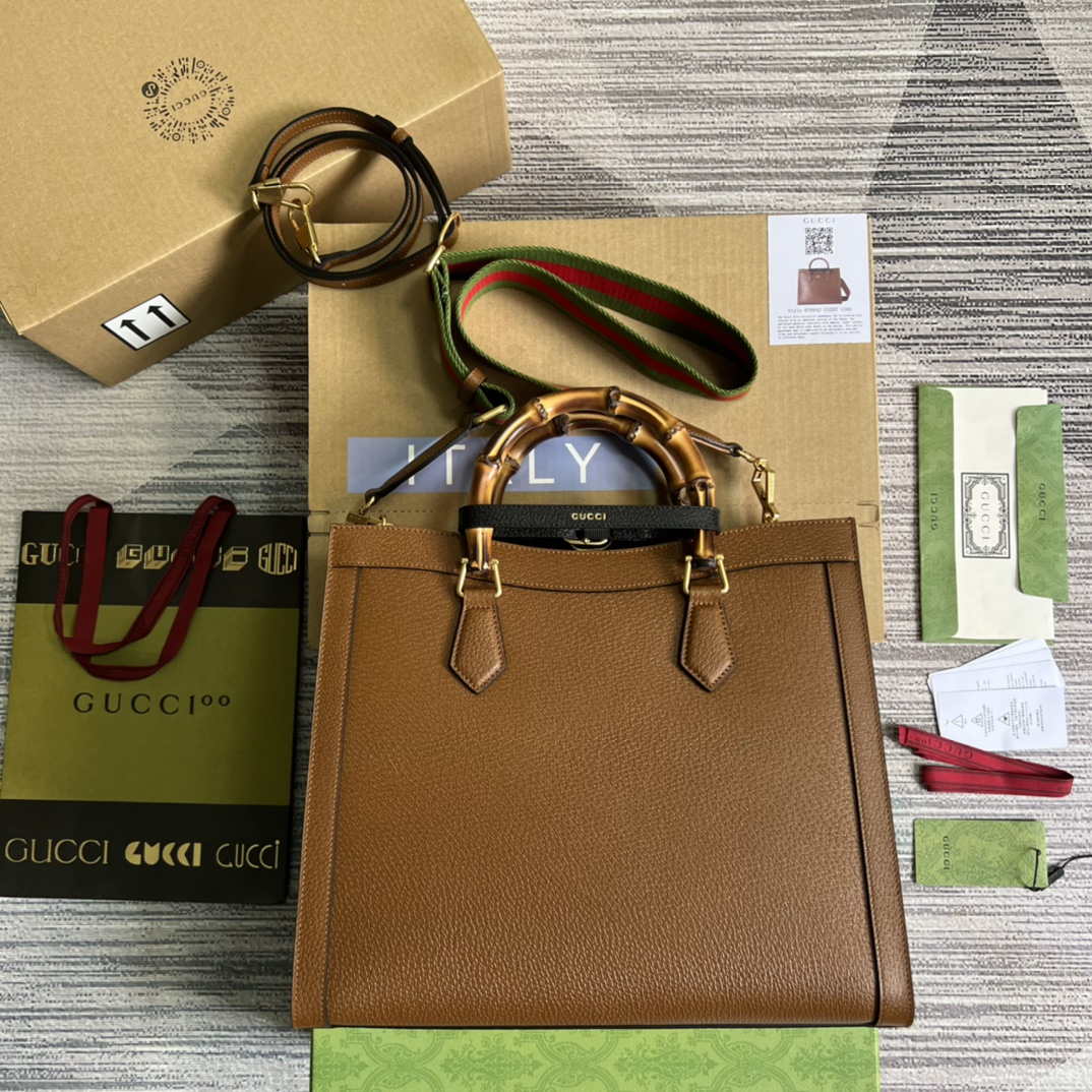 Gucci 678842 Diana medium tote bag Brown - Default Title - View 2