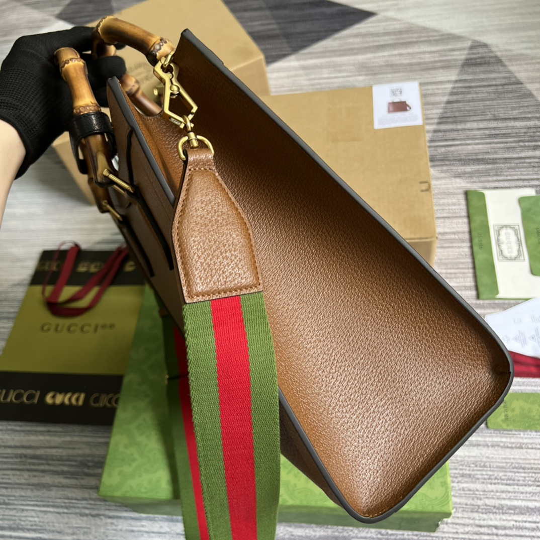 Gucci 678842 Diana medium tote bag Brown - Default Title - View 3