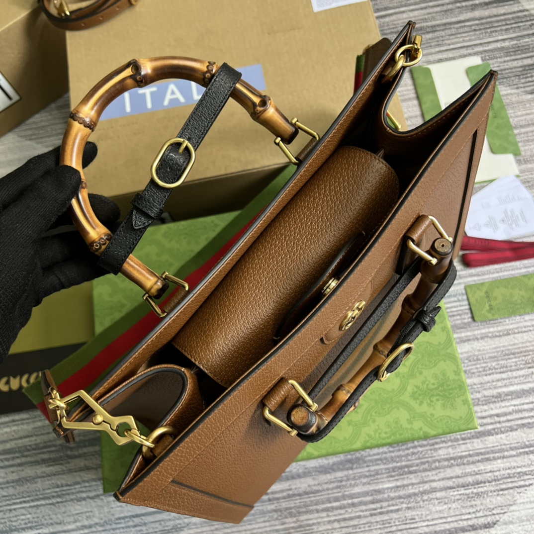 Gucci 678842 Diana medium tote bag Brown - Default Title - View 7