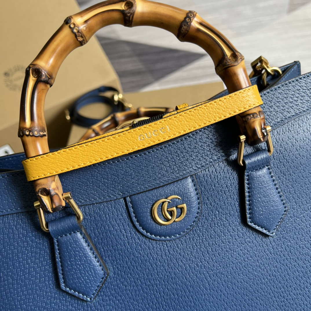 Gucci 678842 Diana medium tote bag Blue - Default Title - View 5