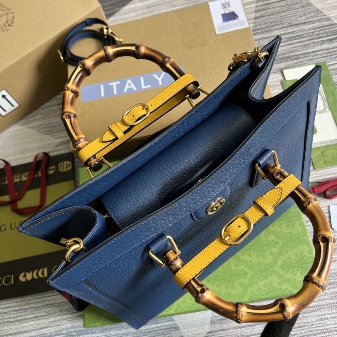 Gucci 678842 Diana medium tote bag Blue - Default Title - View 7