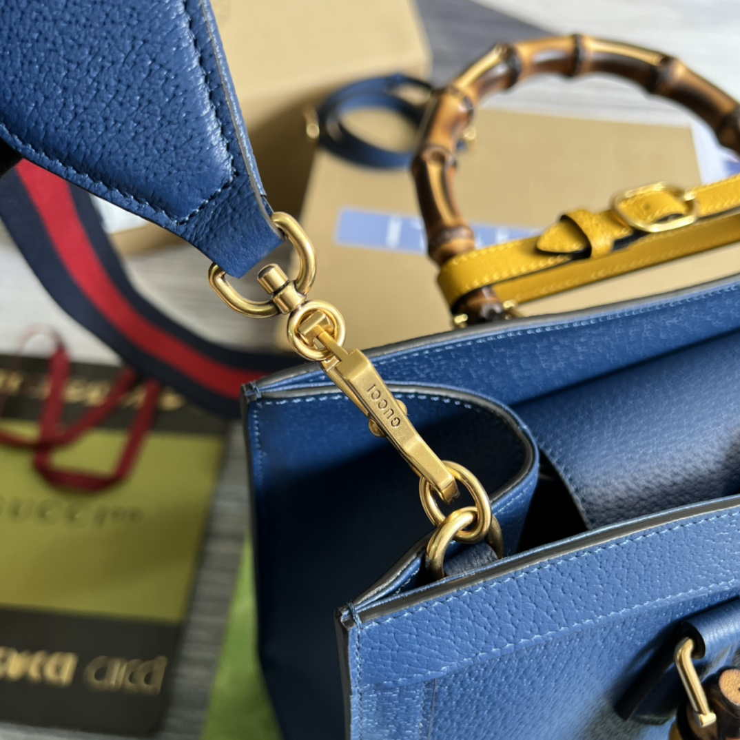 Gucci 678842 Diana medium tote bag Blue - Default Title - View 8
