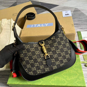Gucci 678843 Jackie 1961 Small GG Shoulder Bag Black - Default Title - View 4