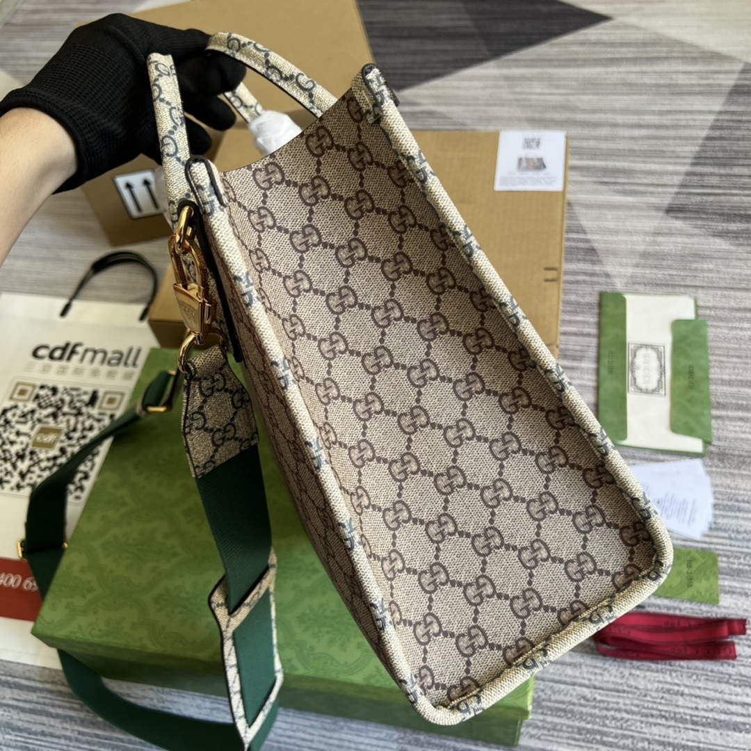 Gucci 680956 Exquisite Gucci Small Tote Bag Beige - Default Title - View 3