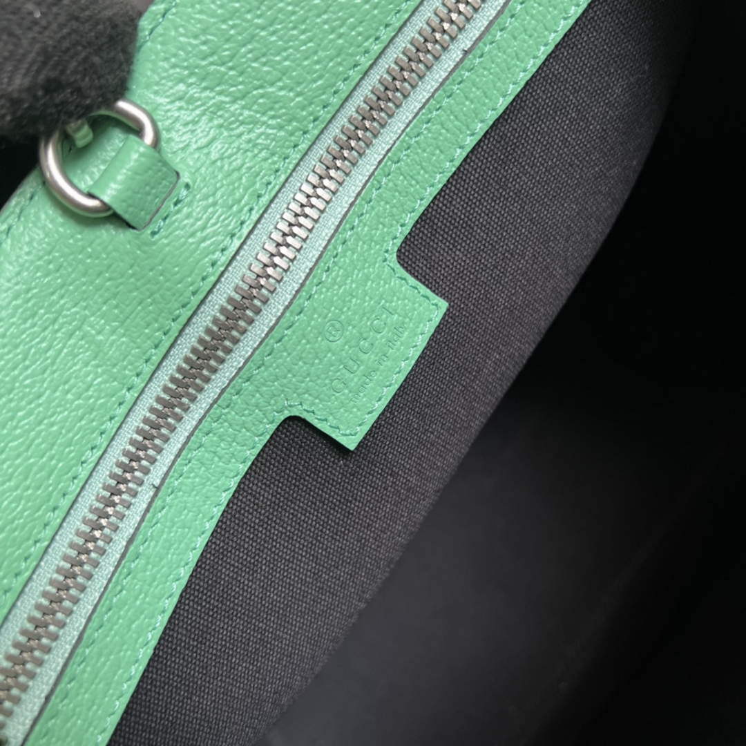 Gucci 680956 Exquisite Gucci Small Tote Bag Green - Default Title - View 9